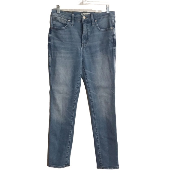 Madewell 10" High-Rise Skinny Crop Jeans size 28 NWOT - Picture 3 of 9